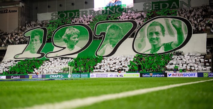 La afición del Hammarby ha convertido el Tele2 en el mejor estadio del torneo. (HammarbyFotboll)