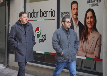 Le PNB et EH Bildu sont les deux premières forces politiques au Pays Basque sud