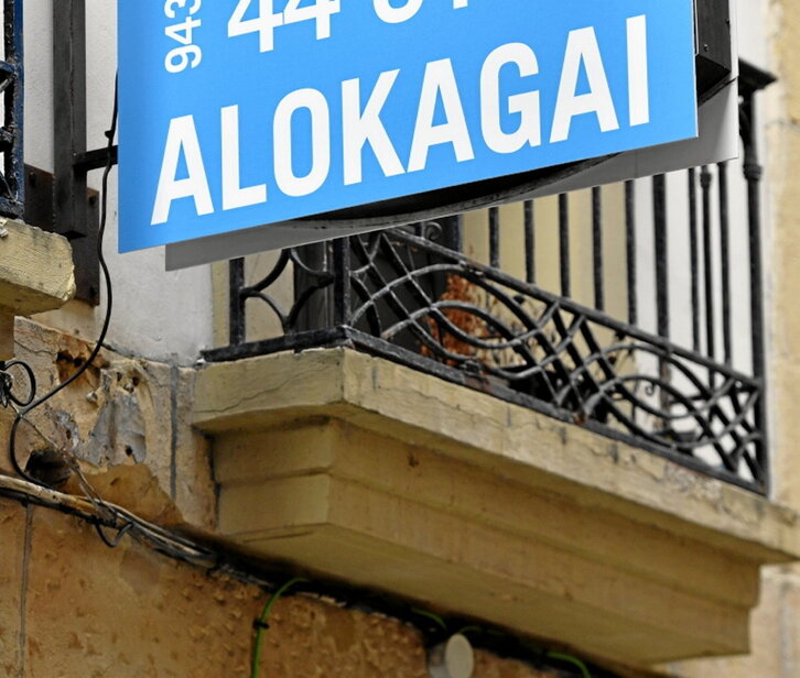 Vivienda en alquiler en Donostia.