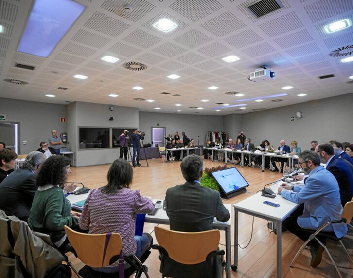 Reunión anterior de la Mesa de Salud.