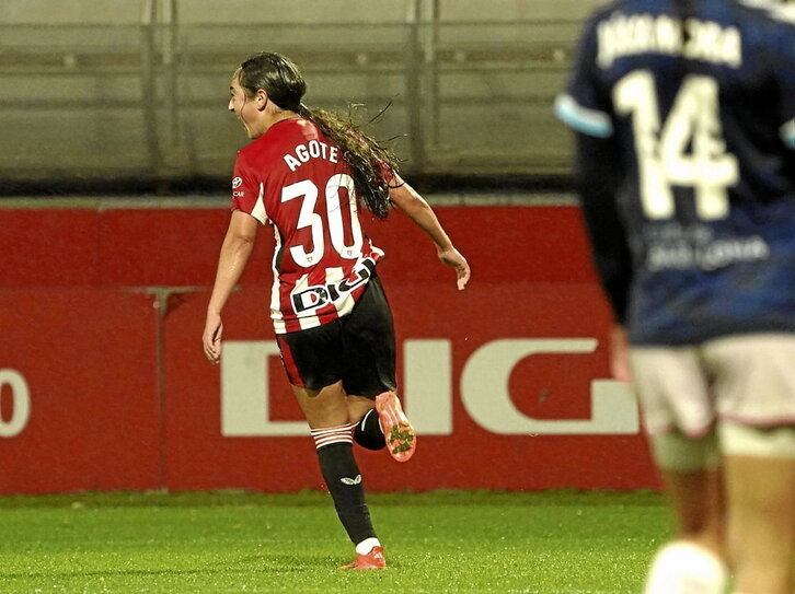 Agote marcó su primer gol como leona para sentenciar el choque.