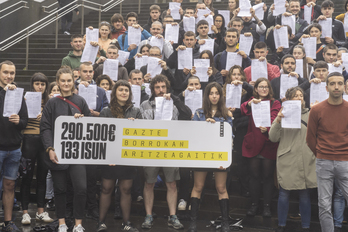 290.500 euroko isuna jaso zuten Ernaiko 133 kidek Aitor eta Galderren aldeko ekimen batengatik.