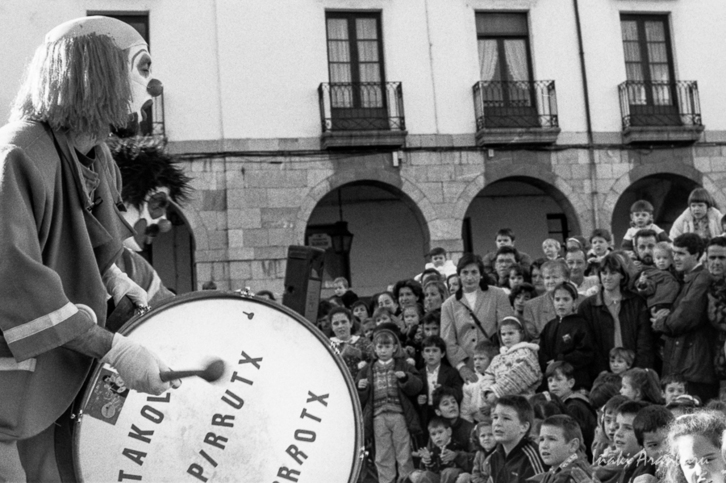 Pirrutx eta Porrotx Azpeitian, 1993ko abenduan.