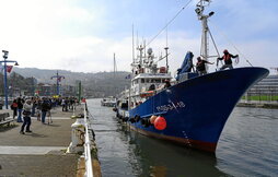 Lau urte Euskal Herrira etorri gabe pasa ondoren, martxoaren 22an iritsi zen Aita Mari ontzia Bilboko portura.