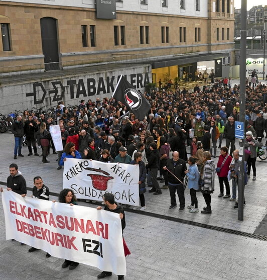 Debekuen aurkako mobilizazioa, Egia auzoan.