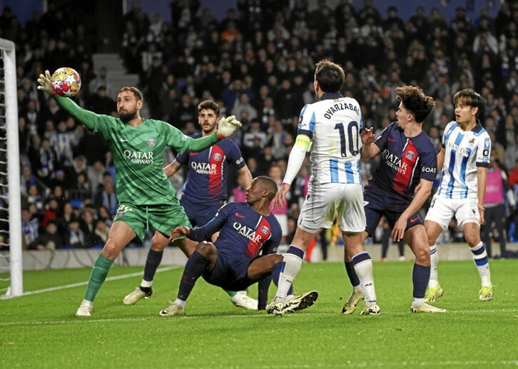 En la Champions League, la Real se vio las caras con el PSG, que se impuso en ambos encuentros.