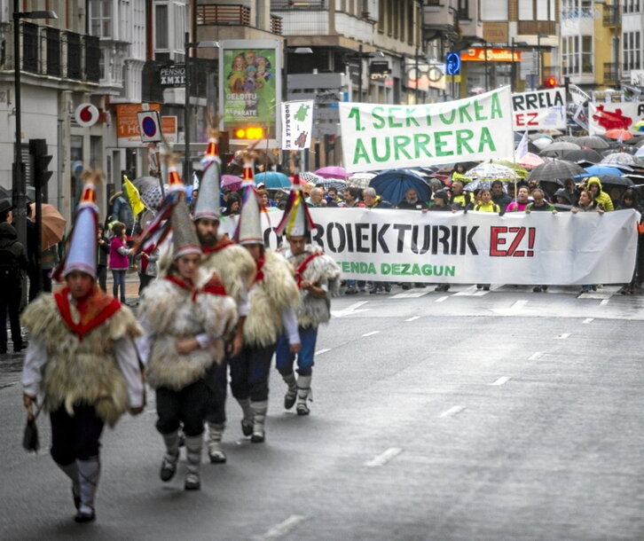 Manifestación celebrada en Gasteiz en octubre.