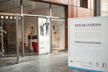 La médiathèque de Biarritz a accueilli l’exposition “Mémoires”.