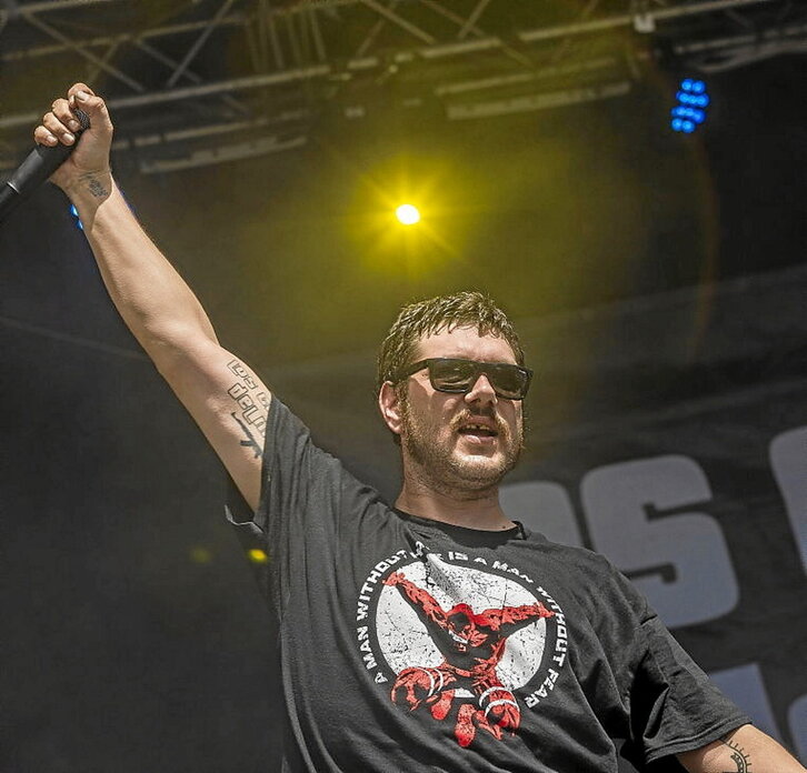 Uno de sus conciertos en Euskal Herria.