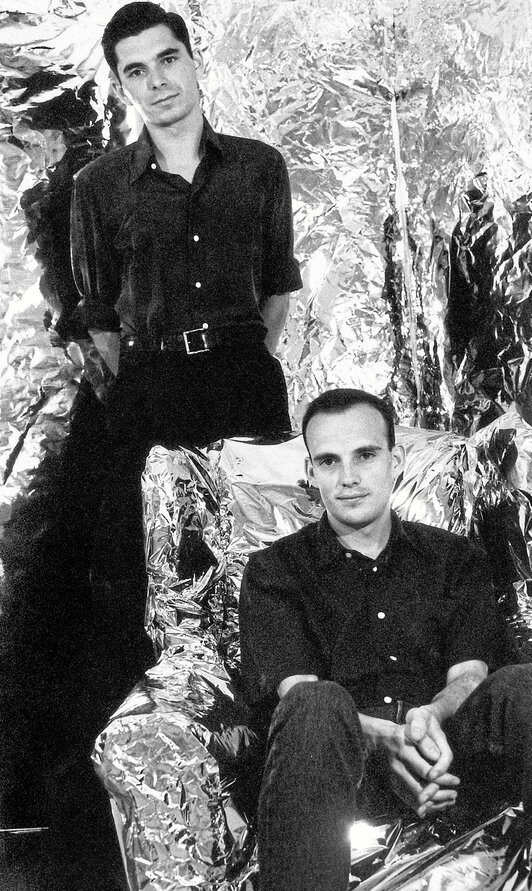 Family en Donostia durante la grabación de «Casete», en 1991.