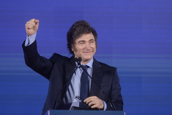 Milei, en Roma el pasado mes de diciembre.