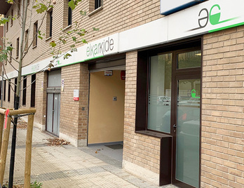 Centro ocupacional de Elkarkide en el barrio irundarra de Iturrama.