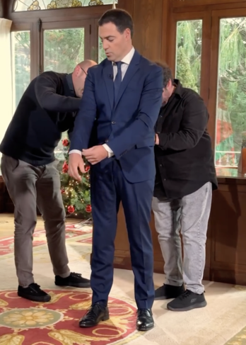 Preparación del discurso de fin de año del lehendakari, Imanol Pradales