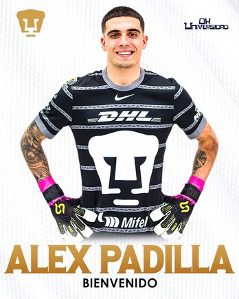 El Pumas mexicano ha dado la bienvenida a Alex Padilla.