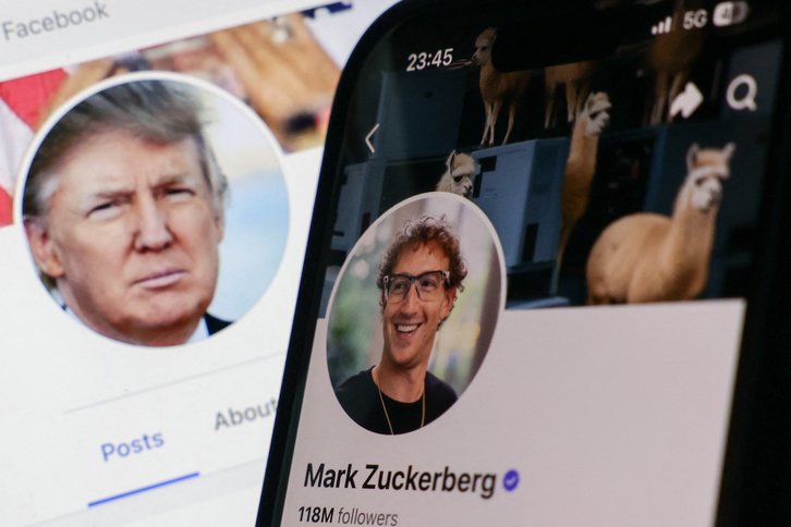 Zuckerberg ha cedido dos puestos de relevancia en Meta a amigos de Trump y políticos republicanos.