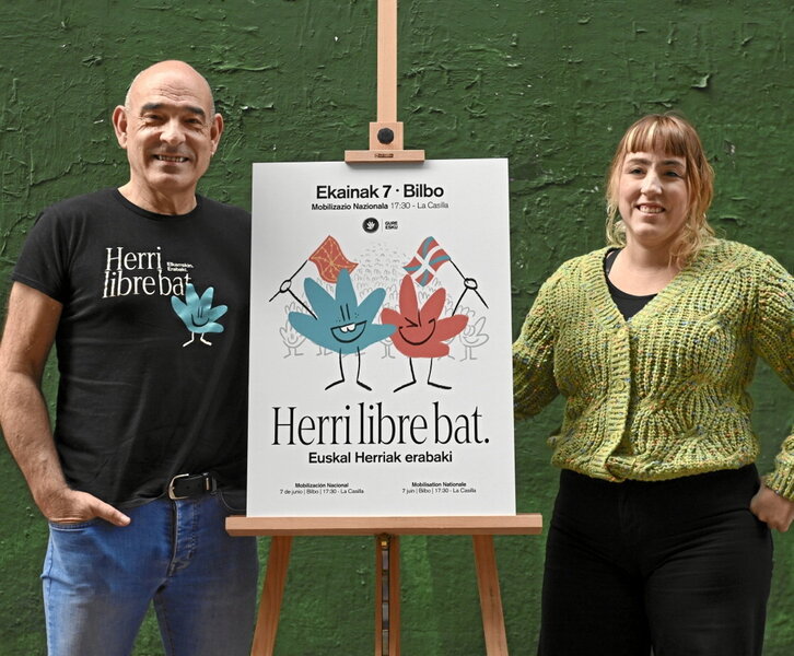Josu Etxaburu eta Paula Roson, Gure Eskuko bozeramaileak.