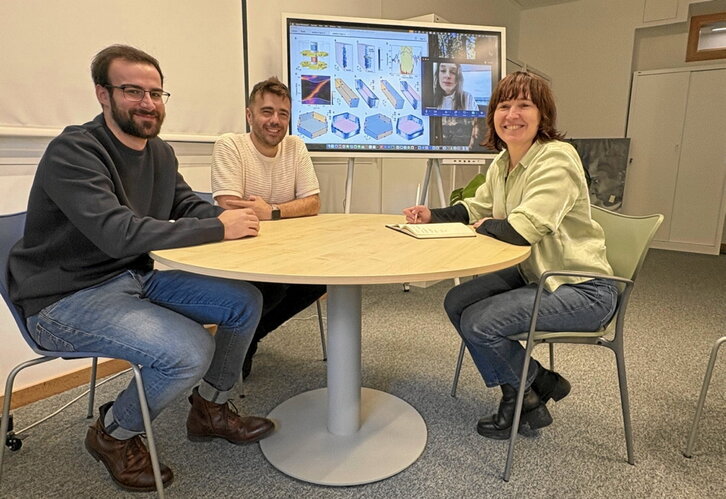 Ikerketan parte hartu duten DIPCko ikertzaileak.