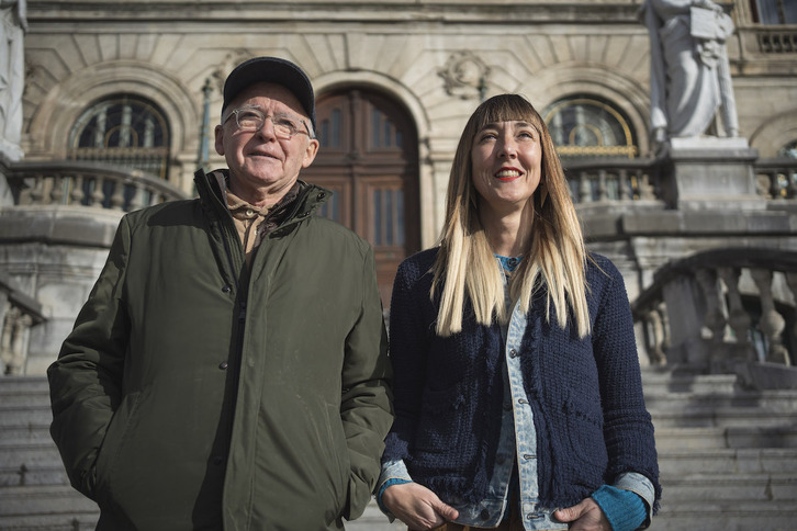Azkarraga y Atxa, en la comparecencia de este domingo.