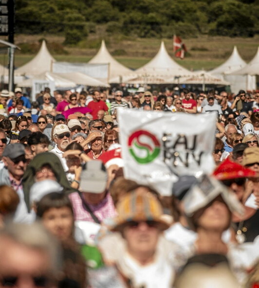 Imagen de un Alderdi Eguna.