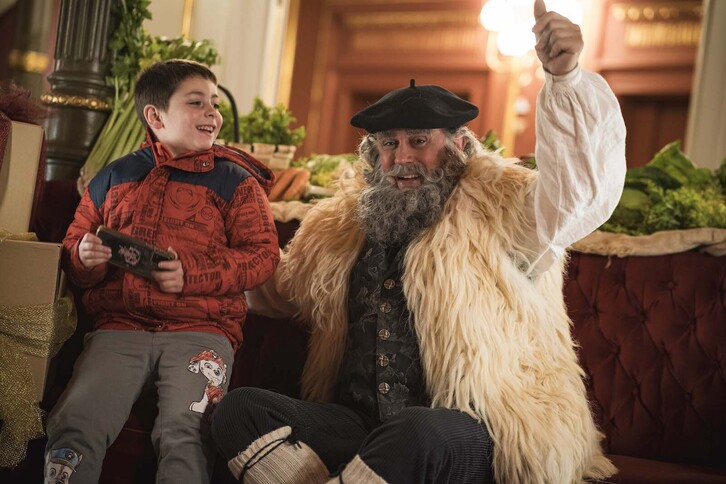 Haurrak Olenzterorekin Bilbon, azken Gabon hauetan.