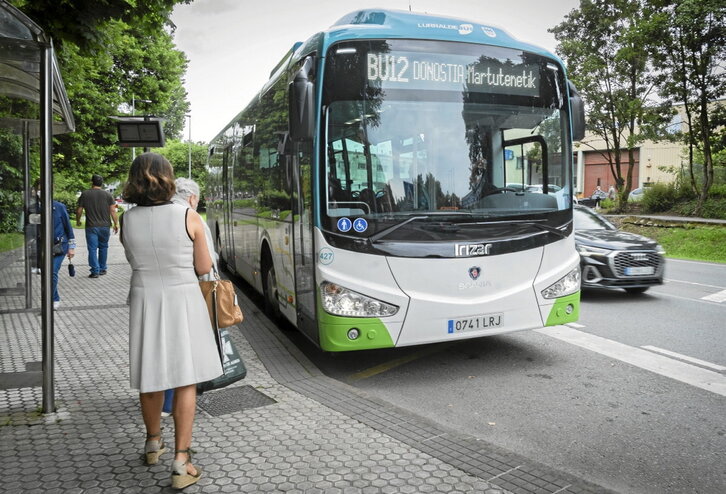 Gaur egun sei dira Donostialdeko sagardotegietara gerturatzen diren Lurraldebuseko ibilbideak.