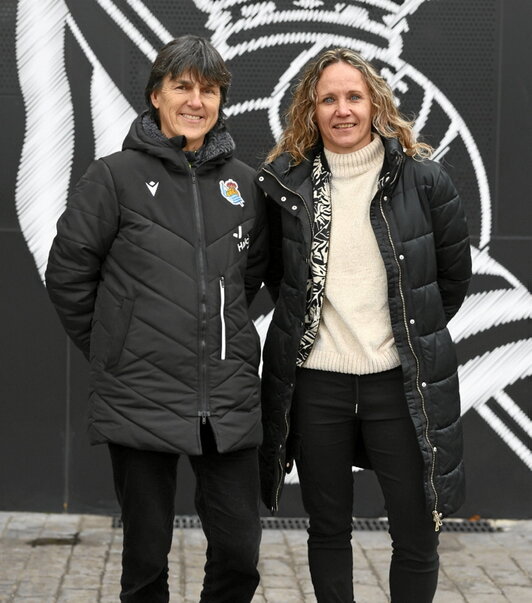 Garbiñe Etxeberria eta Maider Castillo.