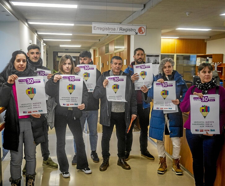 Sindikatuetako ordezkariak, Nafarroako Gobernuko erregistroan.