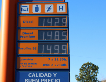 La subida de los carburantes es el principal factor que ha elevado la tasa de inflación.
