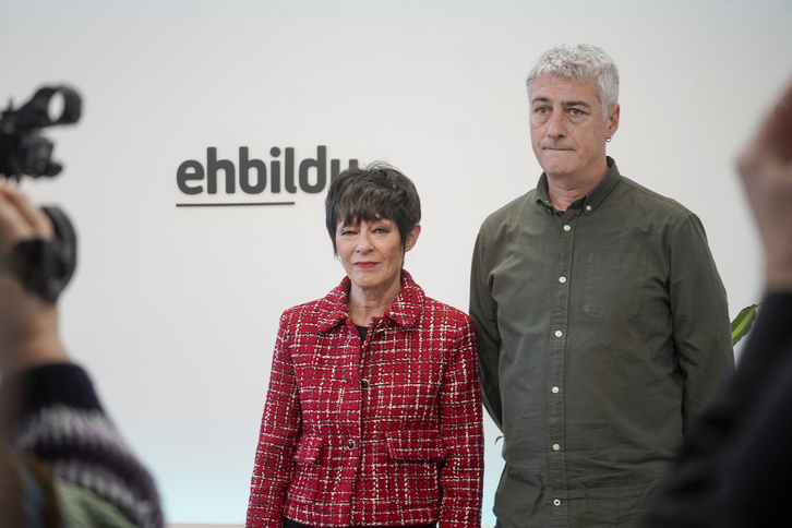 Maddalen Iriarte y Oskar Matute, ante la votación decisiva de la semana que viene en el Congreso.