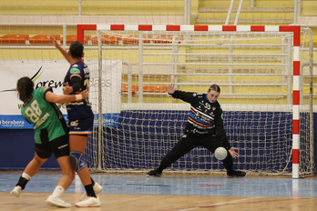 La guardameta de Bera Bera Prades ha sido clave en los momentos decisivos.