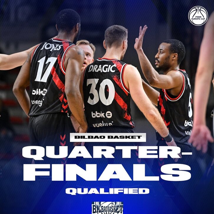 Bilbao Basket ya está clasificado para la siguiente fase europea.