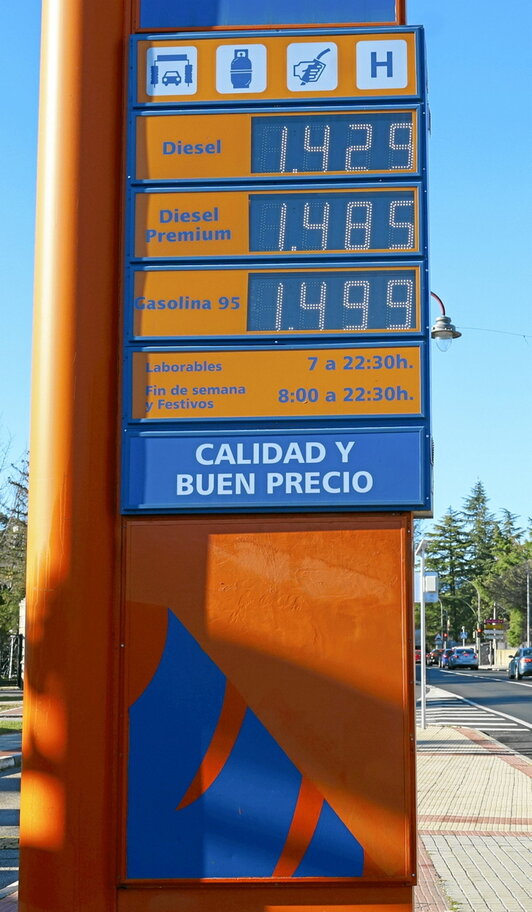 Los carburantes, principal factor de la subida del IPC.