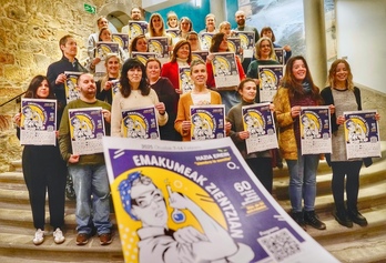 Emakumeak Zientzian ekimenaren 9. edizioa aurkeztu dute Bilbon.
