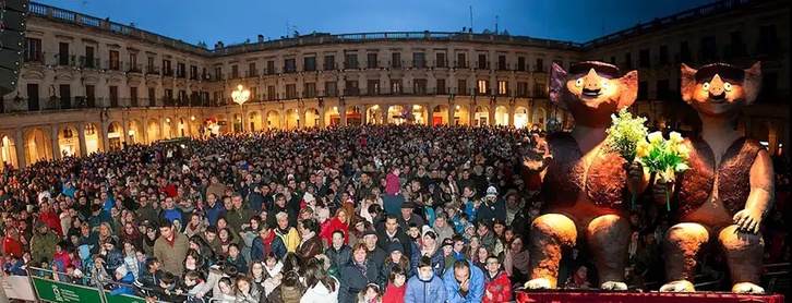 San Anton eguneko ospakizunak Gasteizen.