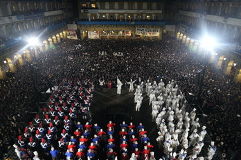 La Plaza de la Constitución, en la izada de hace un año.