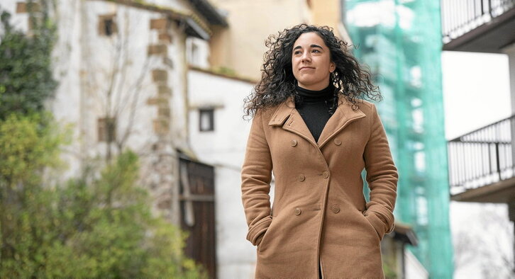 Irati Mogollon Garcia, elkarrizketarako ateratako argazkietan.