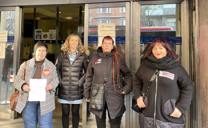 Iazko martxoan sektore publikoko langileek egin zuten mobilizazioa, Bilbon.