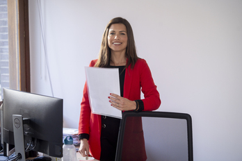 Elga Molina Roig, en su despacho en la Dirección General de Vivienda.