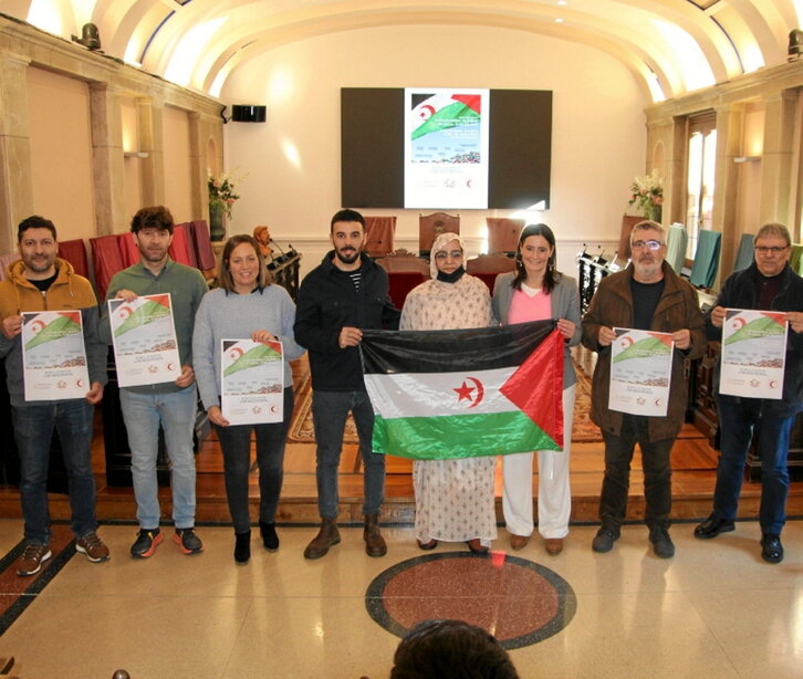 Durangon aurkeztu zuten karabana.