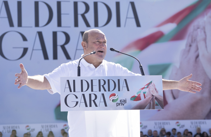 Ortuzar, en el Alderdi Eguna de 2024.