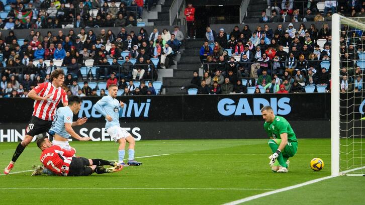 Berenguerrek aurreratu du Athletic 62. minutuan.