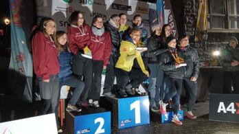 Nesken nafar selekzioa bigarrena izan da Snowrunning-eko Espainiako Txapelketan.