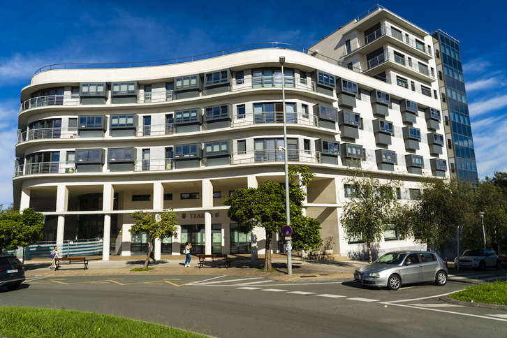Residencia Txara 1, en el barrio donostiarra de Intxaurrondo.