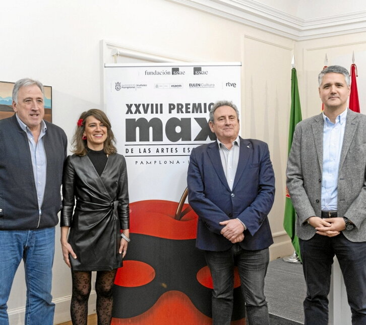 Iruñeko Udalean egin zuten atzo iragarpena.