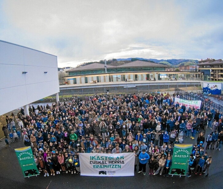 Atzo egindako elkarretaratzea.