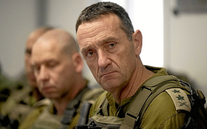 El jefe del Estado Mayor del Ejército israelí, Herzi Halevi, en una imagen del pasado agosto.