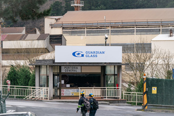 Entrada a la factoría de Guardian Glass en Laudio.