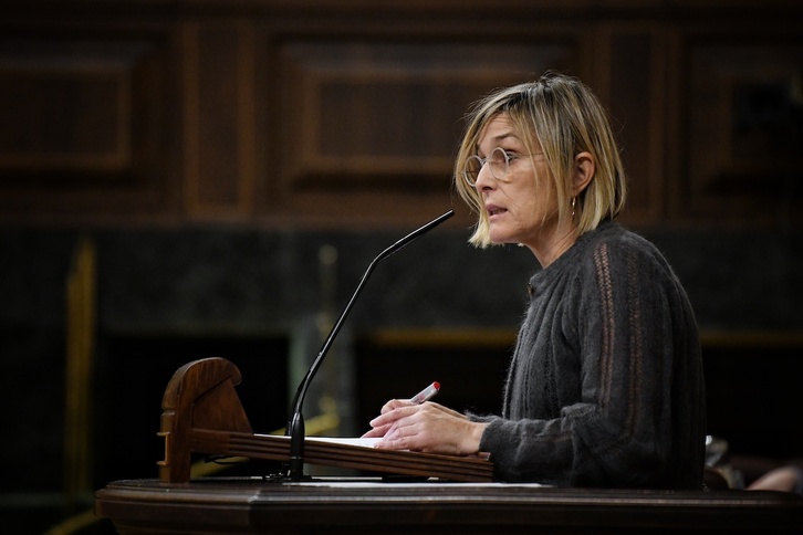 Idoia Sagastizabal ha defendido la posición del PNV en este debate.