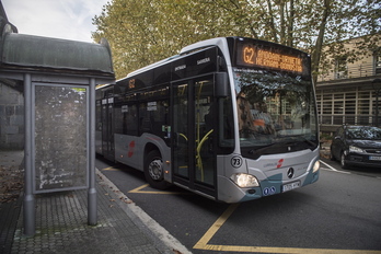 Un autobús de Lurraldebus, en una imagen de archivo.
