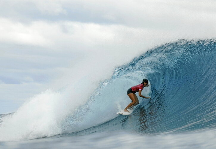 Nadia Erostarbe, iazko Olinpiar Jokoetako saioetako batean.